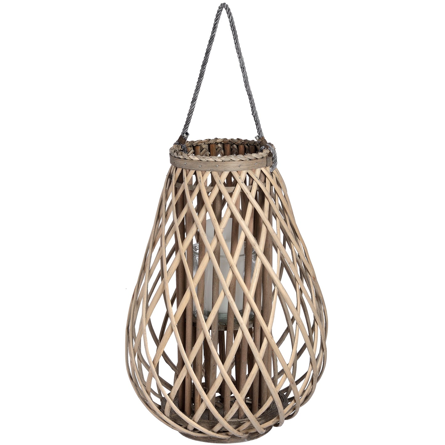 Exquisite Woven Bulbous Lantern - Large