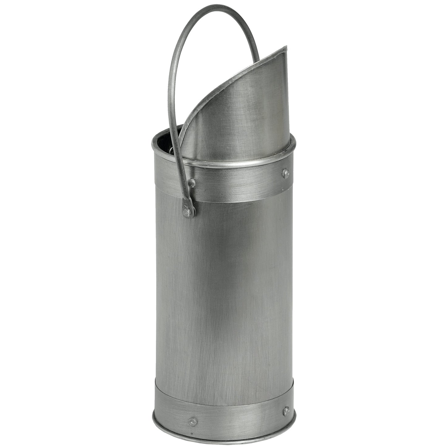 Antique Pewter Match Holder With 60 Matches Cave Club